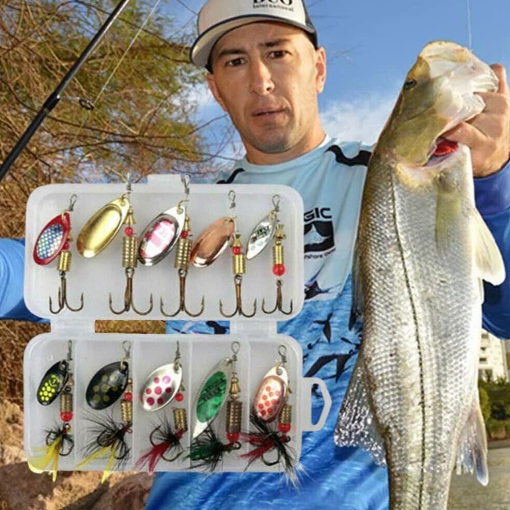 人気商品】トラウト バス釣り 釣りルアー スプーン型 軽量