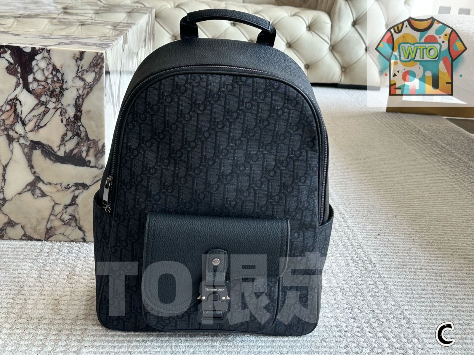 今日WTO】Dior ディオール バックパック オブリーク プリント 32