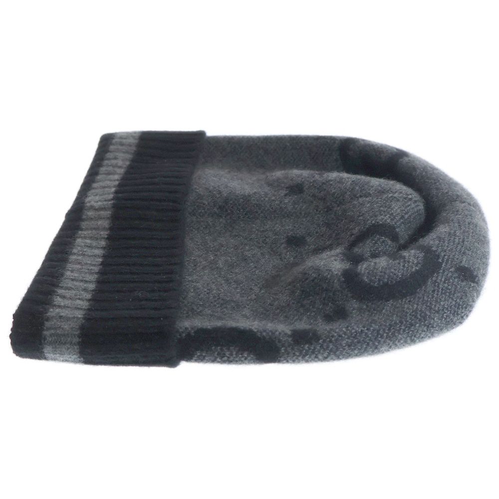 GUCCI ニット帽 Mサイズ【美品】グレー GUCCI グッチ ニット帽 メンズ レディース M グレー 429753