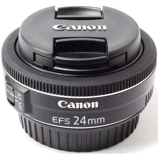 キヤノン 単焦点 レンズ CANON EF-S 24mm F2.8 STM APS-C対応 中古
