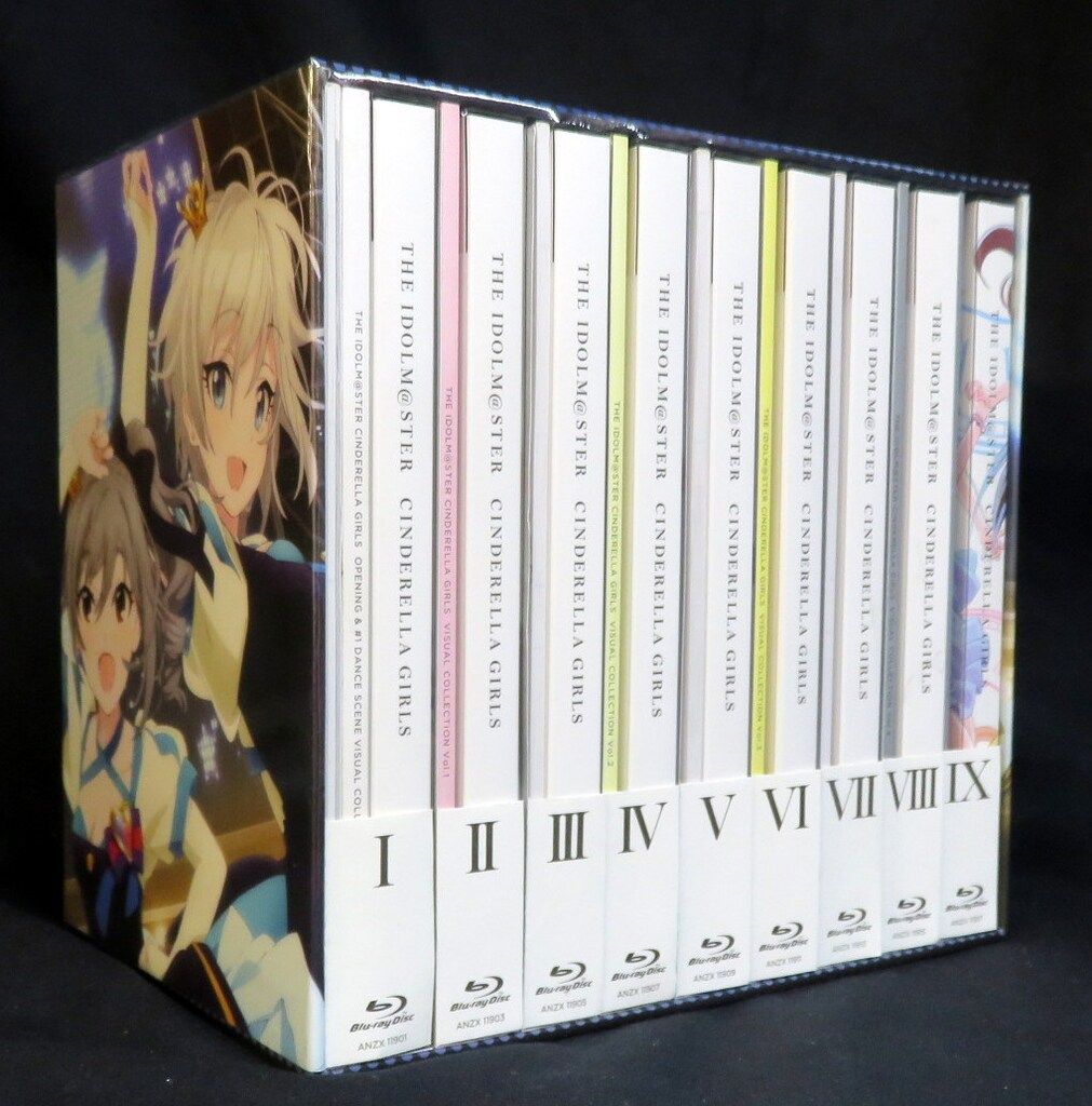 アニメBlu-ray　Disc　不備有)アイドルマスター シンデレラガールズ 完全生産限定版 全9巻セット(ソフマップ全巻収納BOX付き)(状態：ソフマップ全巻収納BOXに難有り) Amazon.co.jp: アイドルマスターシンデレラガールズ Blu-ray