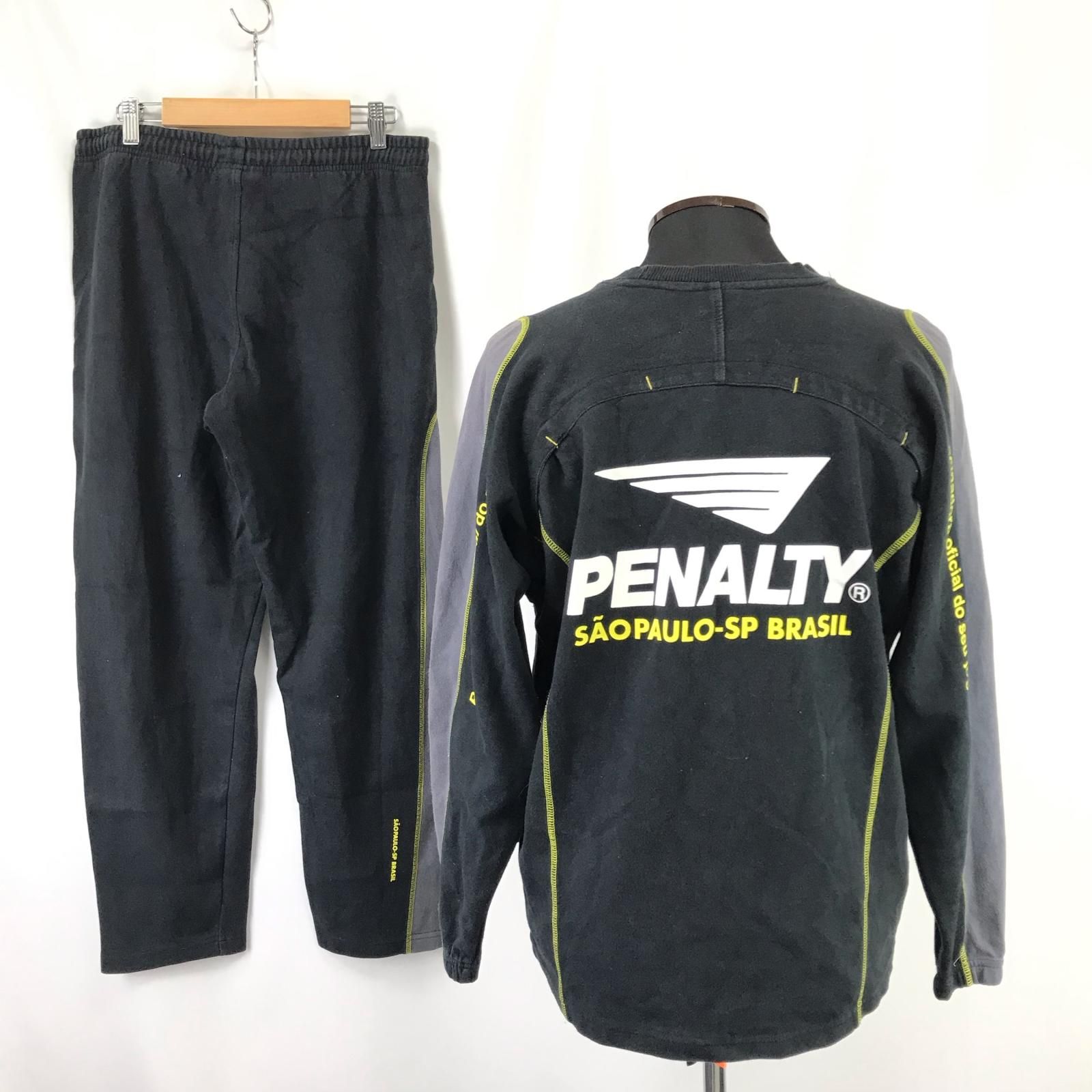 PENALTY(ペナルティ)上下セット PENALTY/ペナルティ☆サッカージャージ/上下セットアップ【M/黒