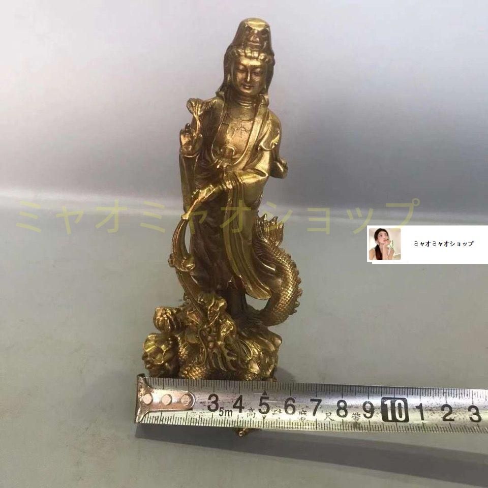 仏教美術 仏像 観音仏像 小仏像 銅製 銅器 - メルカリ