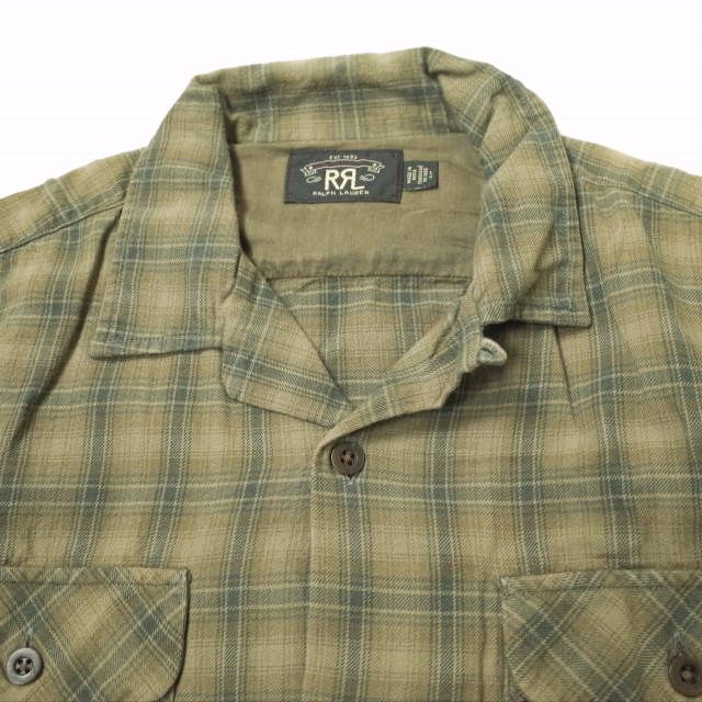 A*o様 RRL CARTER CAMP LONG SLEEVE SPORT S RRL CARTER CAMP LONG SLEEVE SPORT SHIRT