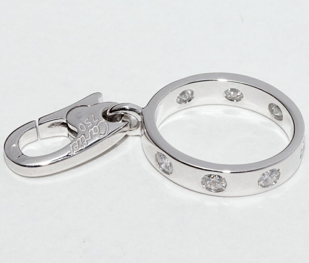 極美品☆Cartierカルティエベビーラブペントップ チャーム750K18WG カルティエ(CARTIER)カルティエ ベビーラブチャーム ペンダント