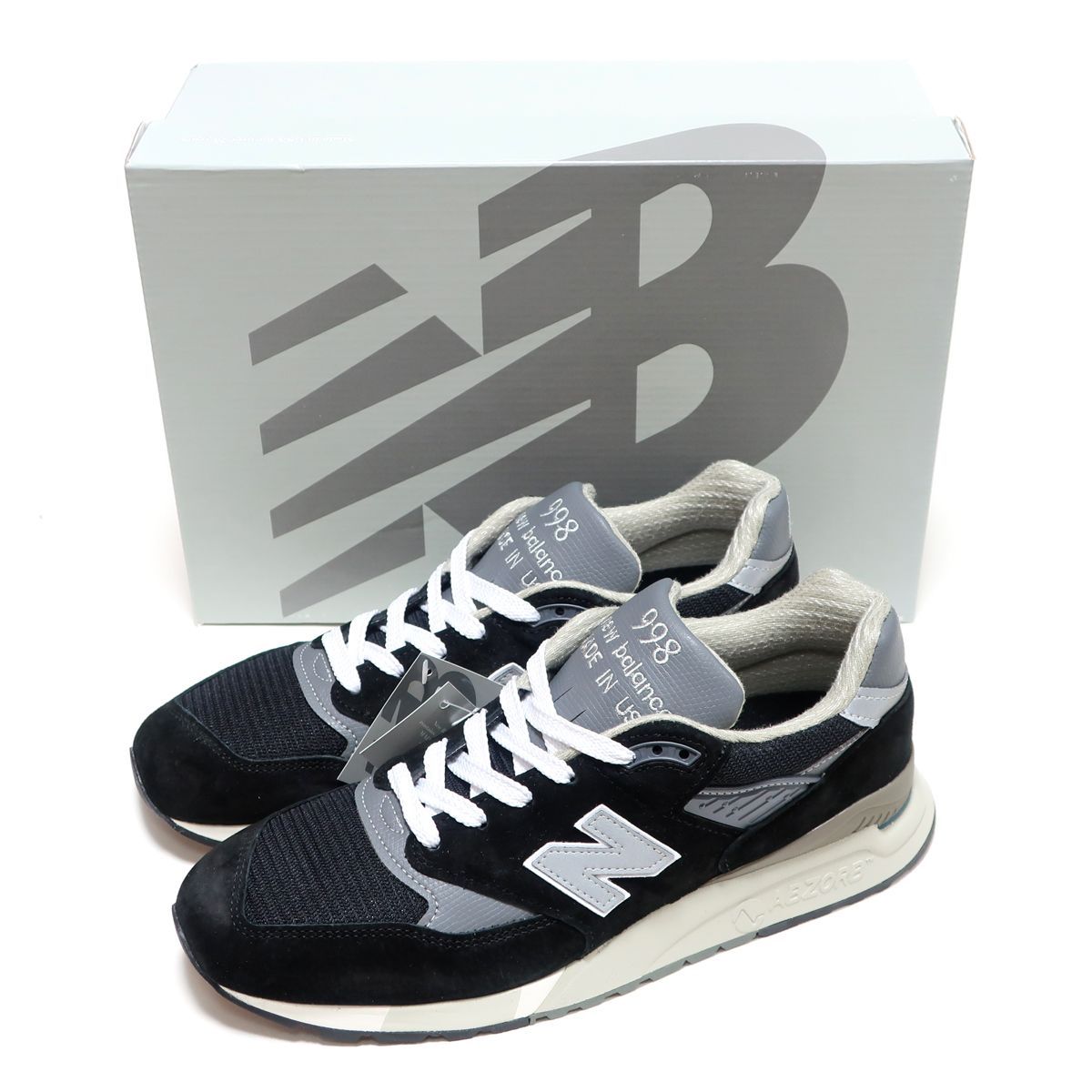 NEW BALANCE U998BL BLACK SUEDE MADE IN USA ( ニューバランス 998 