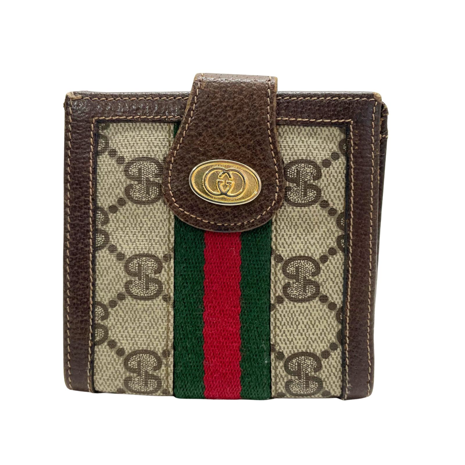 グッチ折り財布 GUCCI - グッチ GUCCI 二つ折りウォレット コンパクトウォレット