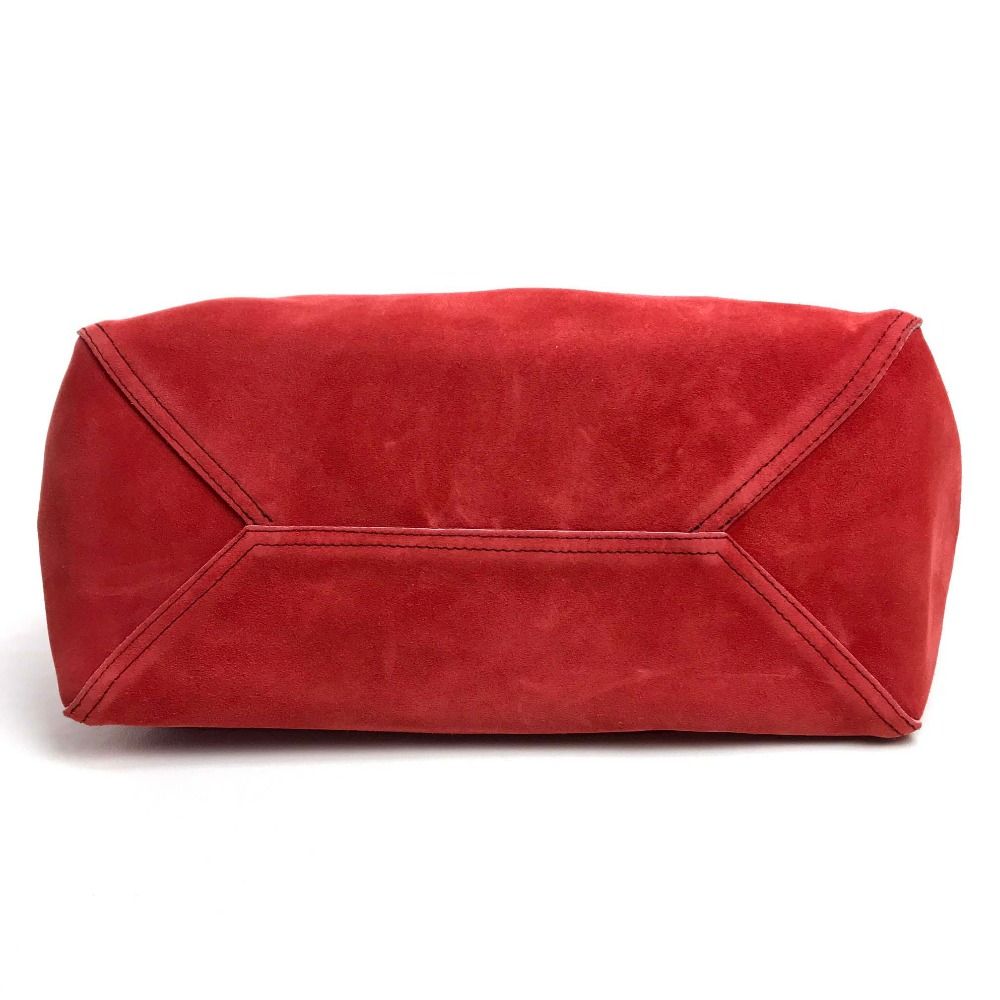 LOEWE ロエベ トートバッグ レオ スエード レッド レッド - メルカリ