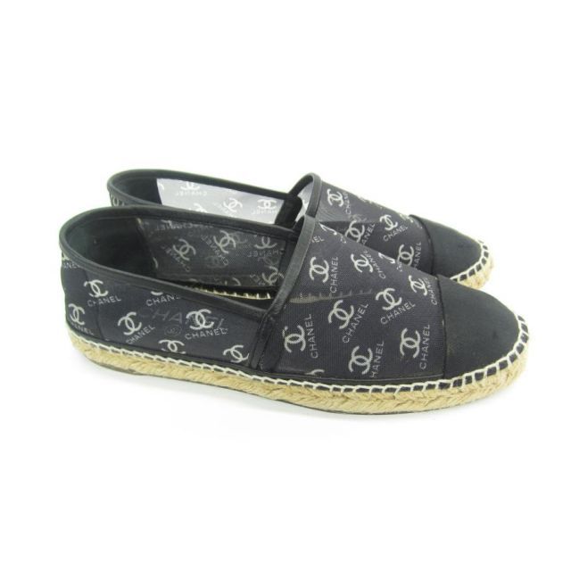 CHANEL シャネル ココマークメッシュエスパドリーユ SIZE:39 靴