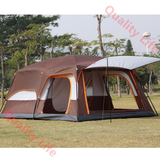 テント　4〜6人用　キャンピングテント ドームテント 2ルーム　uvカット加工 テント 4〜6人用 キャンピングテント ドームテント 2ルーム uv