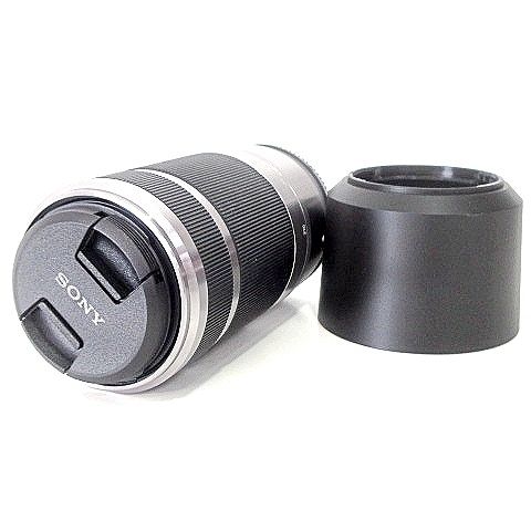 ソニー SEL55210 デジタル一眼カメラα Eマウント 交換用 望遠ズーム レンズ E 55-210mm F4.5-6.3 OSS シルバー A0709