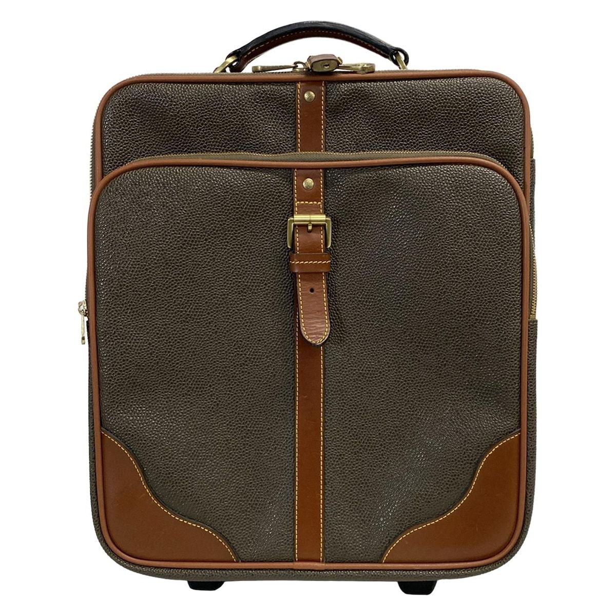 MULBERRY マルベリー　ブラウンレザーバッグ ハンドバッグ トートバッグ ベルト レザー 茶 ブラウン（2024/07
