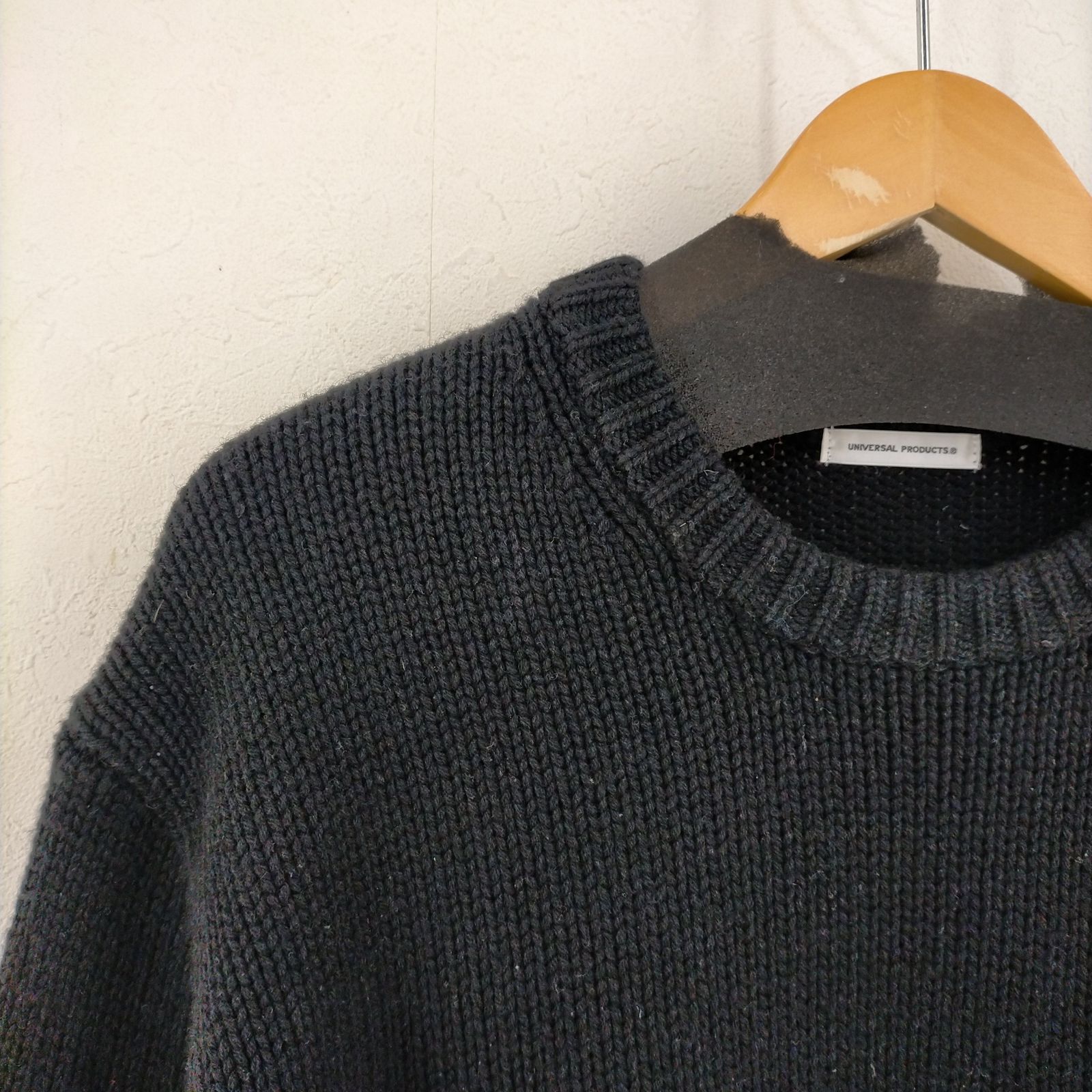 ユニバーサルプロダクツ UNIVERSAL PRODUCTS Low Gage Cashmere Crew 