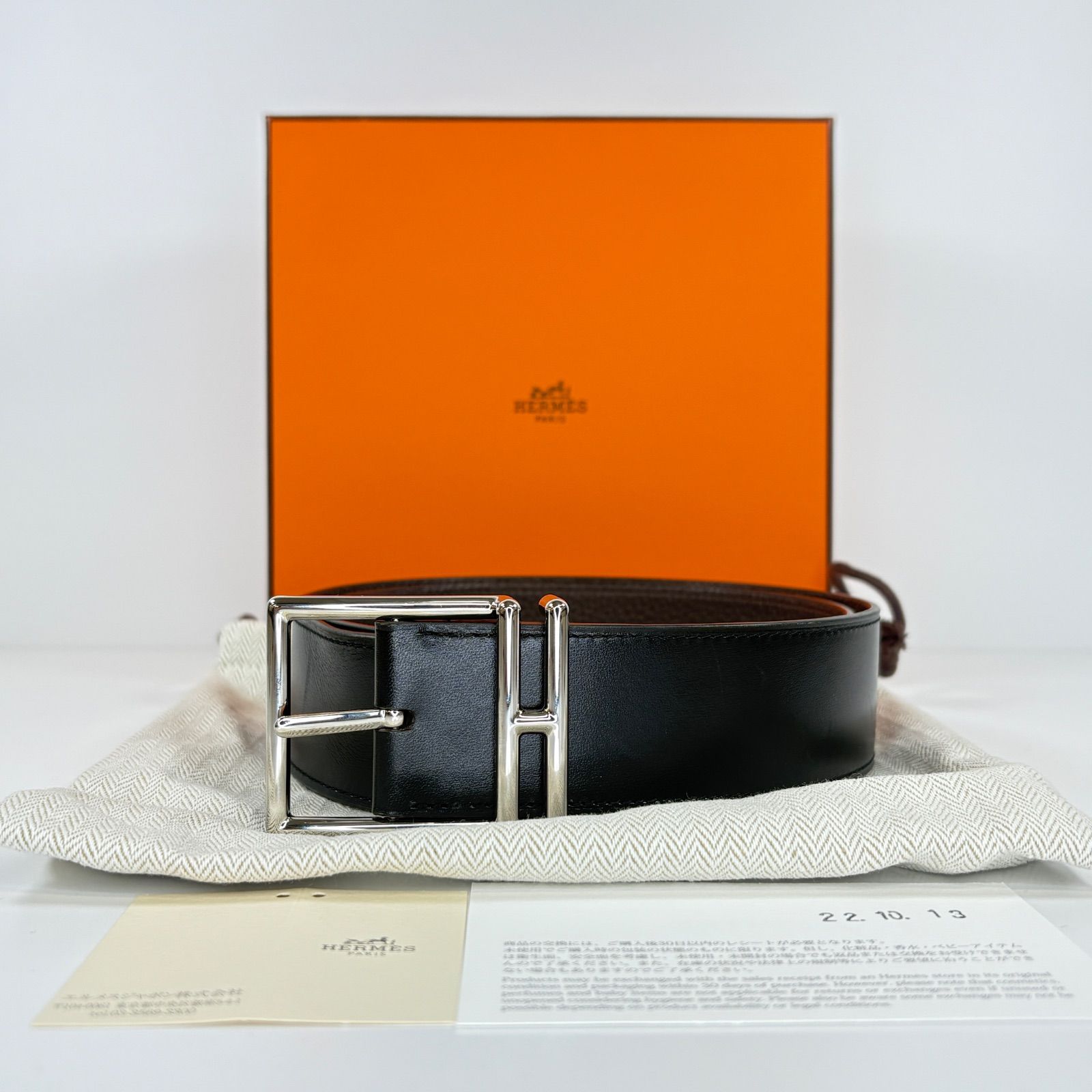 美品✨】90サイズ HERMES エルメス ネイサン40 メンズベルト - メルカリ 