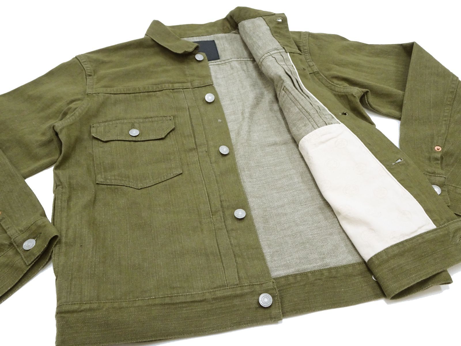 桃太郎ジーンズ グリーンデニムジャケット Momotaro Jeans 2nd G