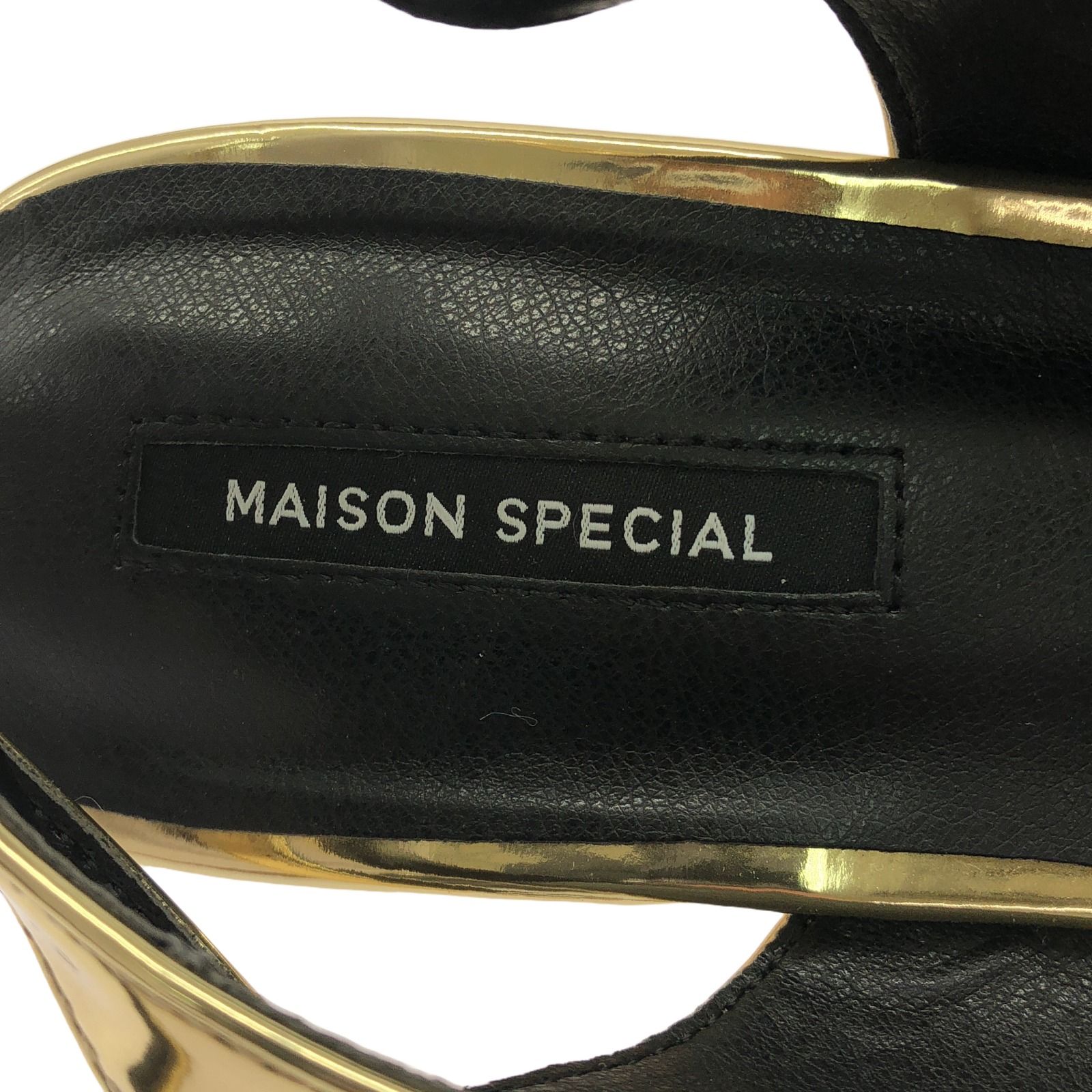 メゾンスペシャル MAISON SPECIAL パンプス 2way Pointed Wedge Pumps  