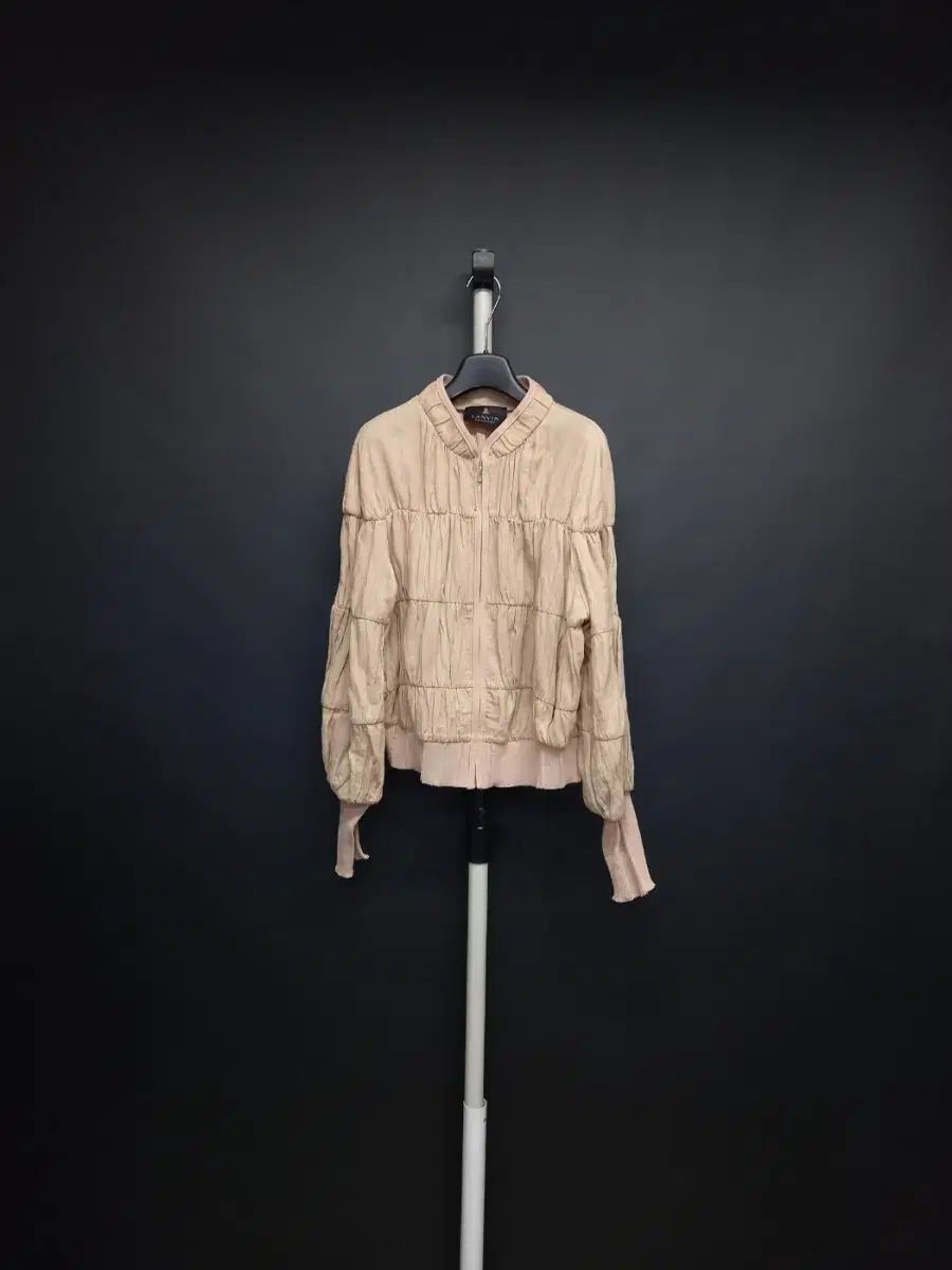 LANVIN ランバン 春 秋 シャーリングジップアップ ジャケットカーディガン 66