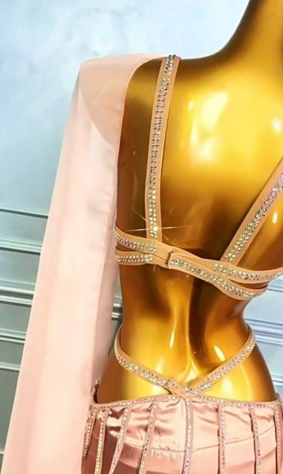 ベリーダンス オリエンタル衣装 ドレープ セットアップ オーダーメイド LLC-HASEGAWATOSO_COM