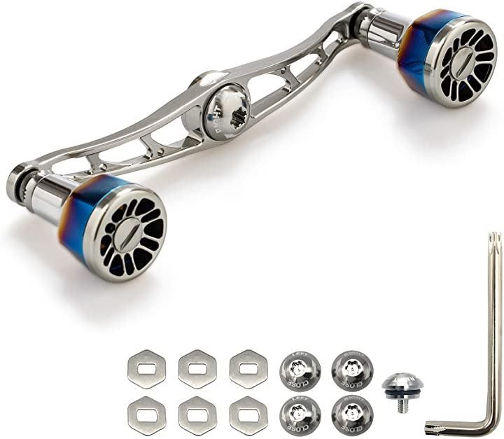 HEIGHTEN 115mm ベイト リール ハンドル 70航空アルミ製 シマノ ダイワ