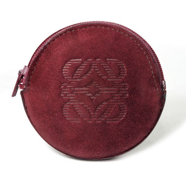 ✨美品✨ LOEWE ロエベ ボルドー コインケース 小銭入れ アナグラム LOEWE 未使用品 ロエベ アナグラム コインケース ユニセックス
