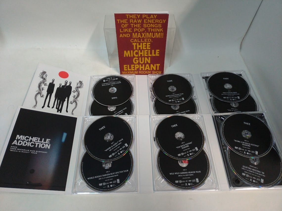 ミッシェルガンエレファント THEE LIVE　DVD12枚組BOX【初回生産】 ミッシェルガンエレファント THEE LIVE DVD12枚組BOX【初回生産