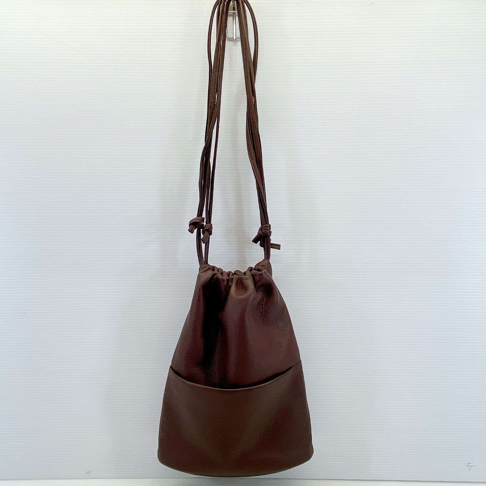 □Styling/ ITTI別注 スタイリング ドローストリングバッグ ボルドー