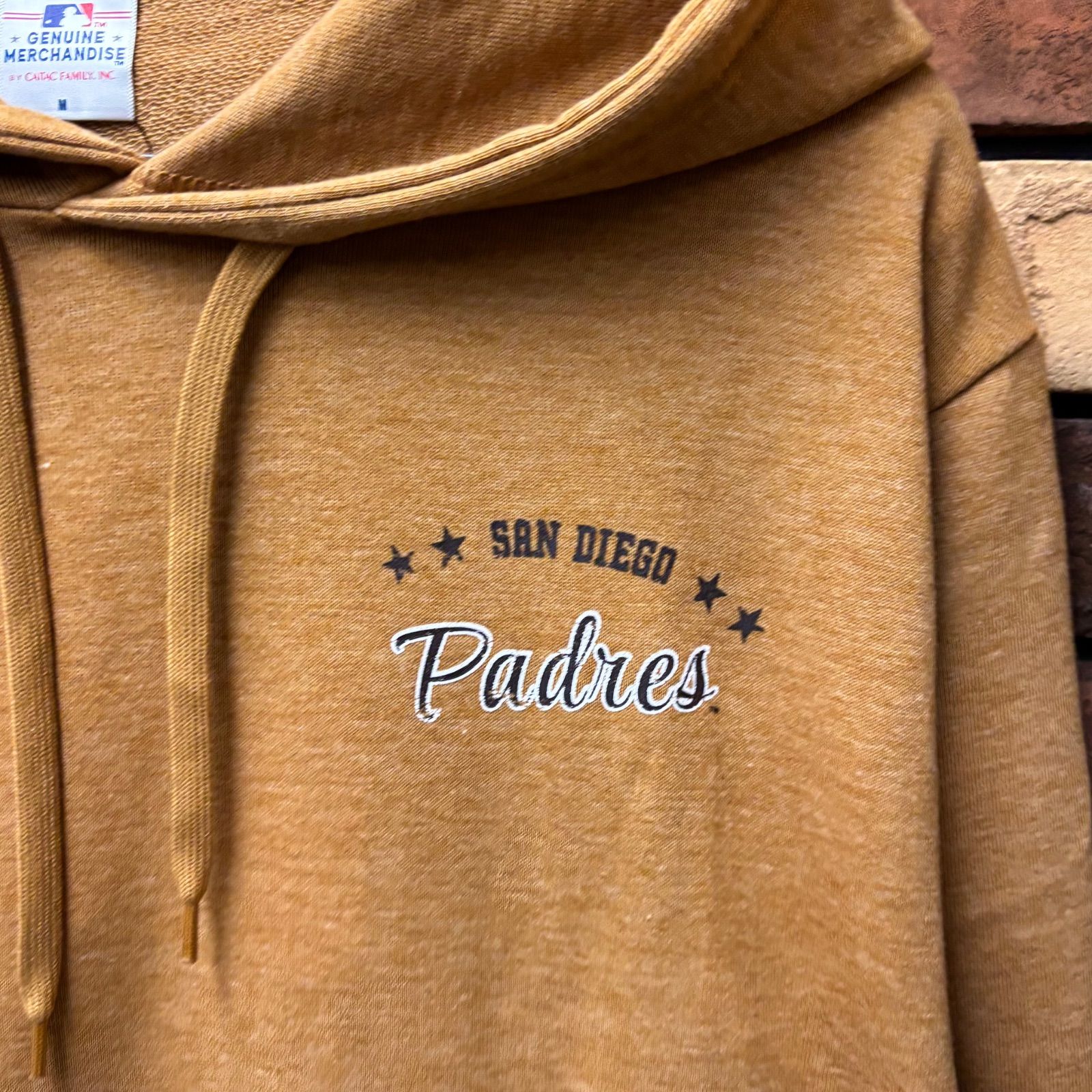 MLB/サンディエゴ・パドレス 裏毛配色かすれバックプリント