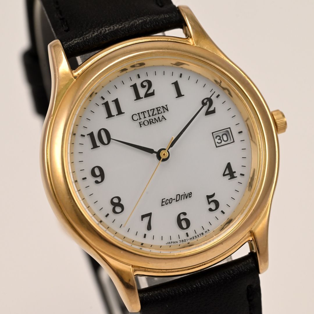 CITIZENシチズン FORMA Eco-Drive エコドライブ デイト 34.7mm