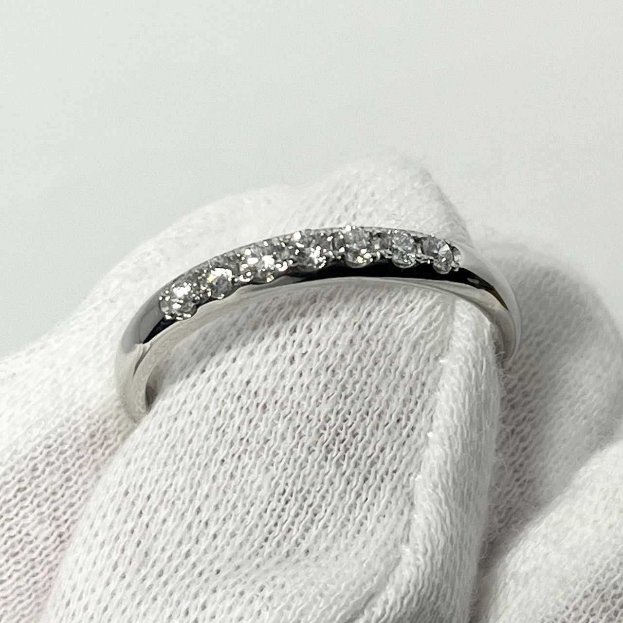 ミキモト MIKIMOTO 15号 リング ダイヤ 0.32ct Pt プラチナ 指輪 VLP 90176861