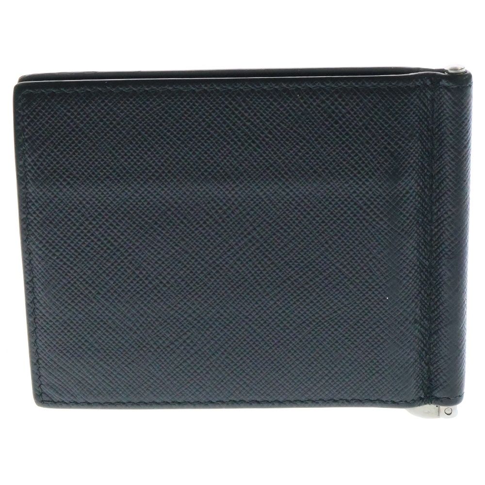 PRADA プラダ サフィアーノ 三角プレート マネークリップ カードケース