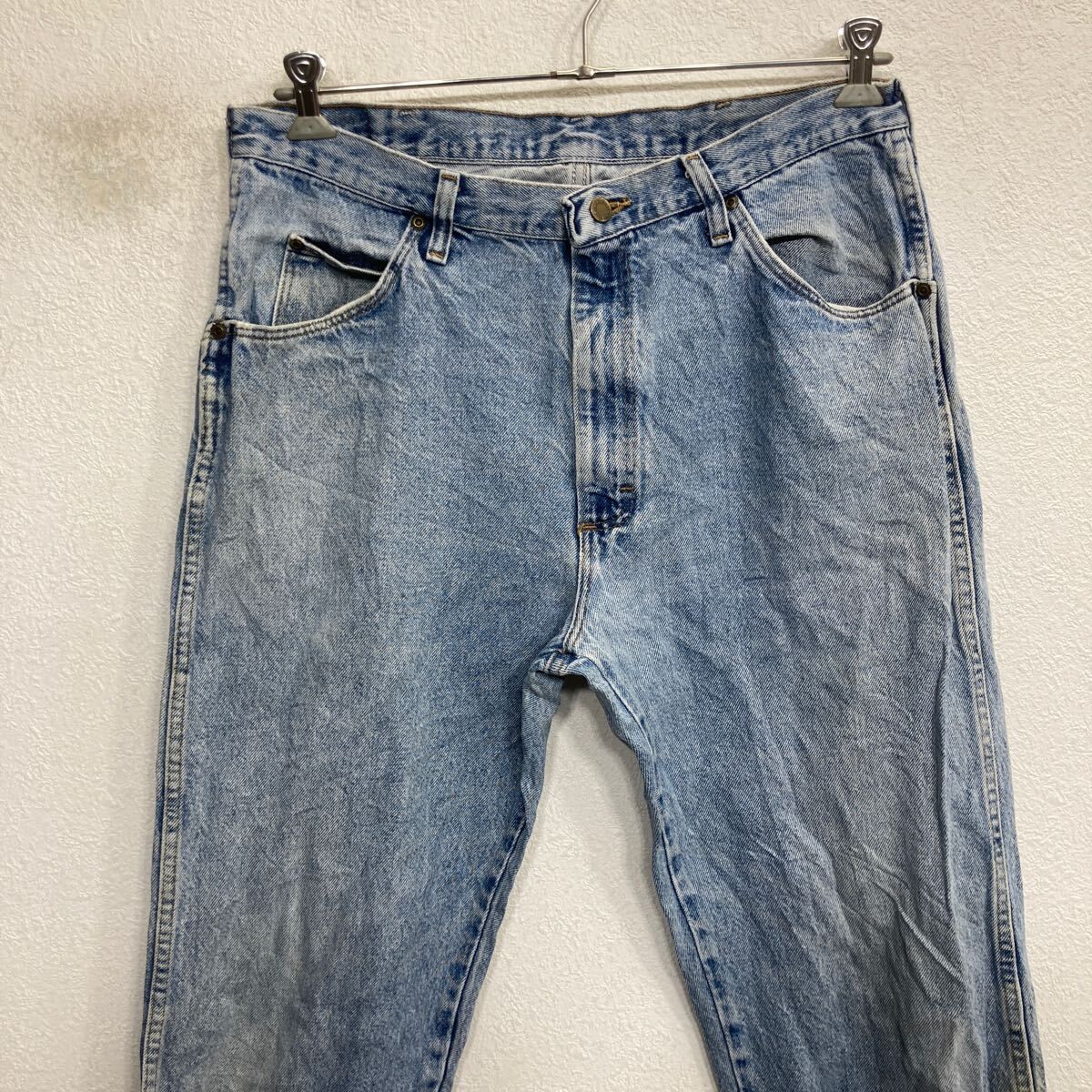 Wrangler デニムパンツ W36 ブルー ラングラー ジップアップ ジーンズ