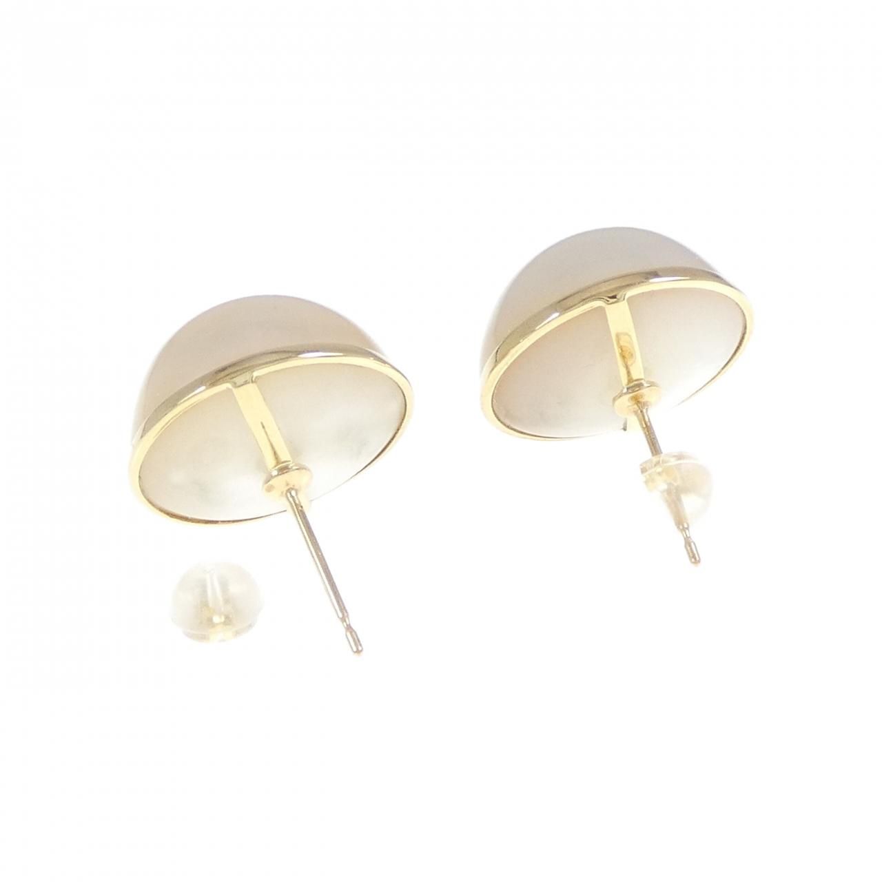 K18YG マベパール ピアス nilyannilyann K18YG マベパールピアス約18mm