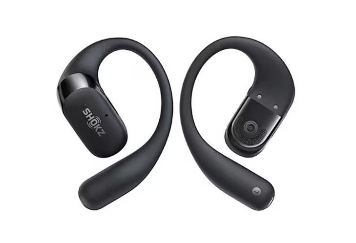 ショックス Shokz 完全ワイヤレスイヤホン OpenFit 2 オープンイヤー型 Bluetooth対応 ブラック SKZ-EP-000045