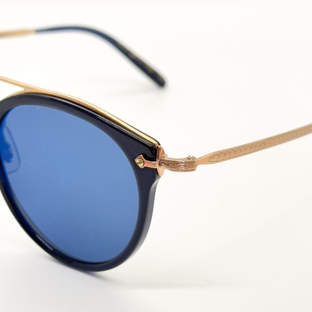 【新品/匿名配送】Oliver Peoples オリバーピープルズ サングラス Remick ツーブリッジ ブルー ローズゴールド メンズ レディース  男女兼用 イタリア製