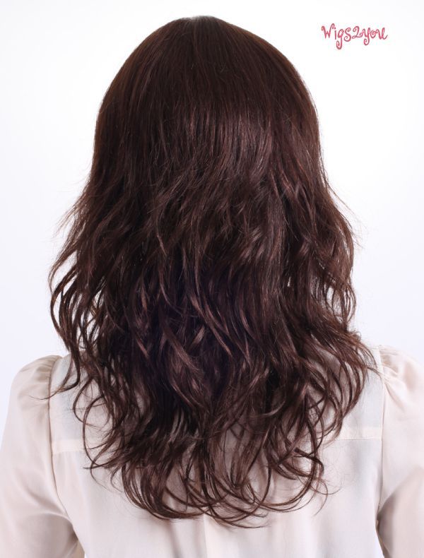 パーマウィッグ Wigs2you HH-111 HH-CHARCOAL パーマウィッグ 巻き髪スタイル ミディアムウィッグ ブラウン 茶色 茶髪 コスプレイベント イメチェン エクステ ロングヘア カールへア 人毛ヘア 人毛 人毛ウィッグ 人毛100％