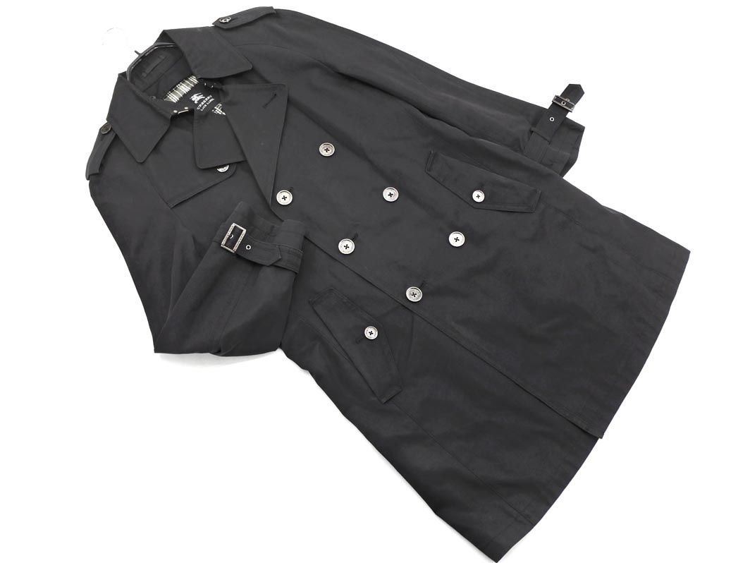 BURBERRY バーバリー BLACK LABEL ブラックレーベル ライナー付き トレンチ コート sizeM|黒 ◎メンズ