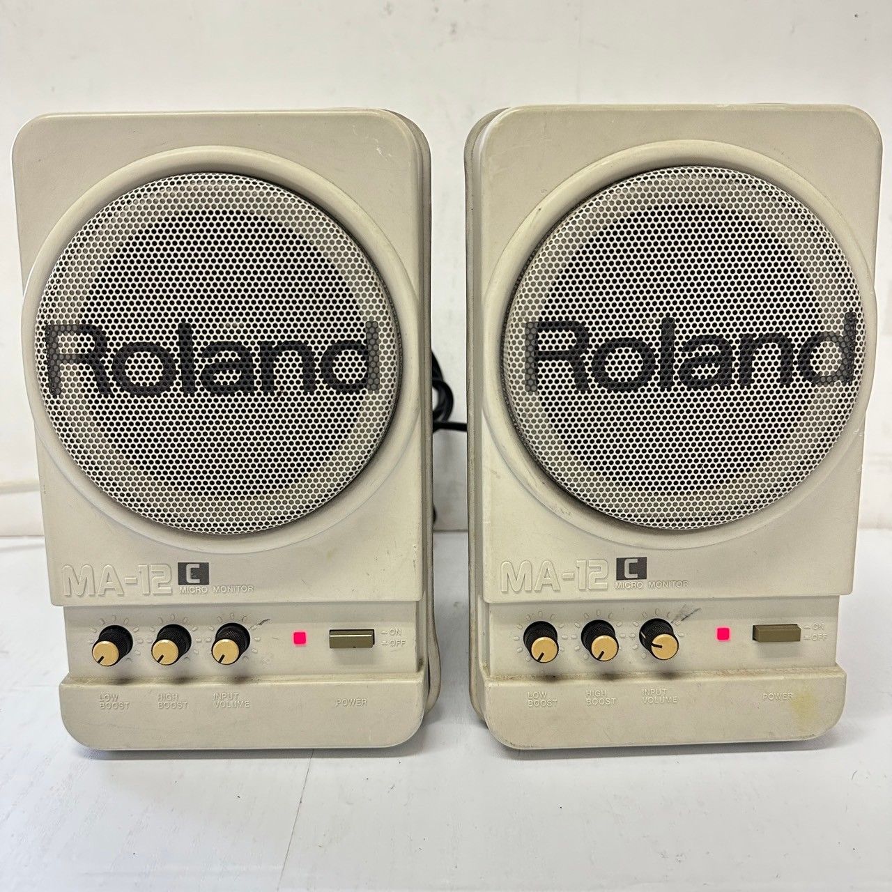 ローランド Roland MA-12C アンプ スピーカー ペアよろしくお願いします