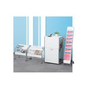 トヨダプロダクツ パンフレットスタンド 1列7段 A4サイズ LAR-107PS 1台