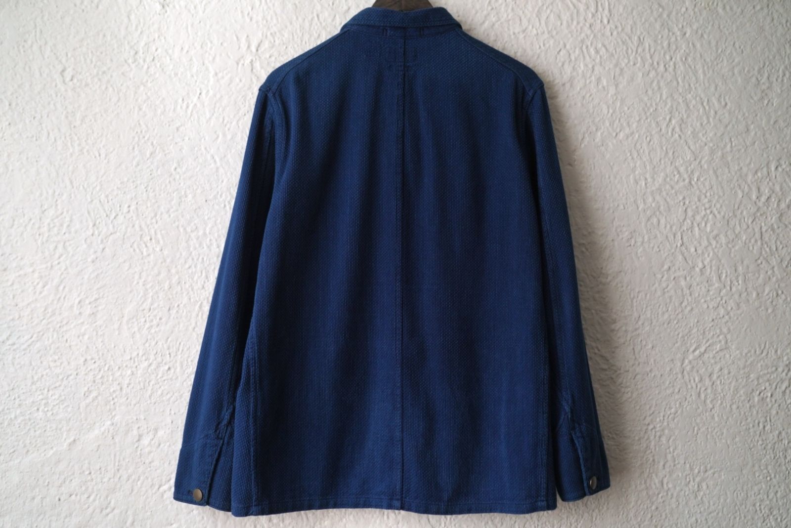 BLUE BLUE 本藍さしこ　カバーオール カセ染めした本藍の糸を使用した刺し子のカバーオール | BLUE