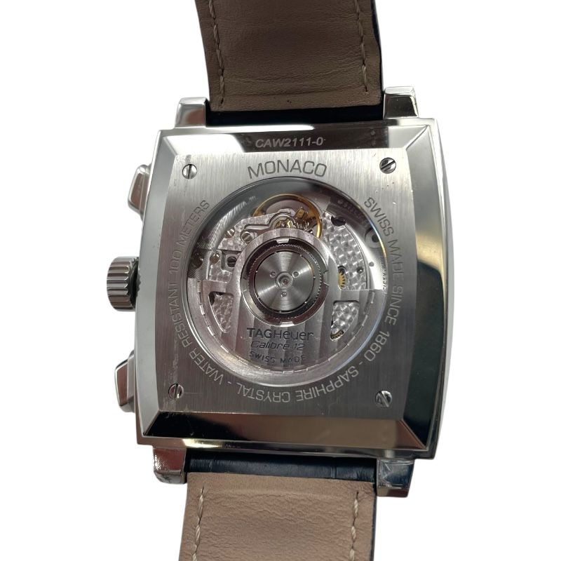 タグ ホイヤー TAG HEUER モナコ キャリバー12 スティーブ マックイーン CAW2111.FC6183 ブルー SS メンズ 腕時計