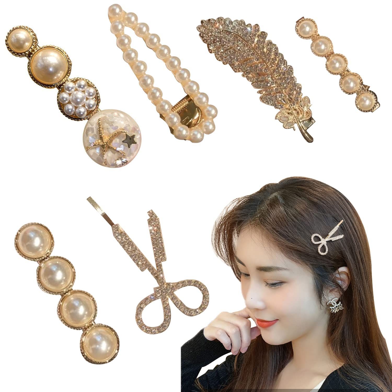 ヘアピン パールヘアピン 丸型  パッチン留め 前髪 ヘアクリップ ヘアアクセ Amazon | ヘアピン パールヘアピン 丸型 パッチン留め 前髪 ヘア
