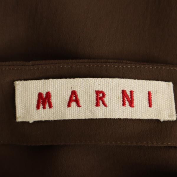 サイズ表記マルニ イタリア製 ミニ スカート 38 ブラウン MARNI レディース   【230316】 メール便可