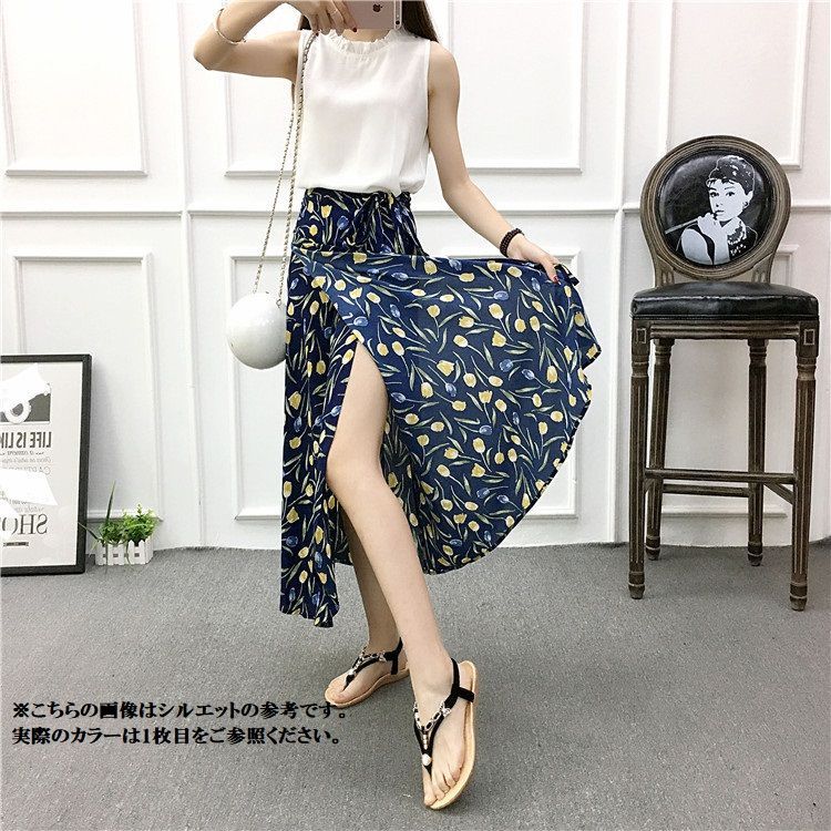 新品。ポロラルフローレン ロングスカート　花柄　ラップ巻きスカート　マキシ丈 新品タグ付き】POLO RALPH LAUREN 花柄ラップ巻きスカート M