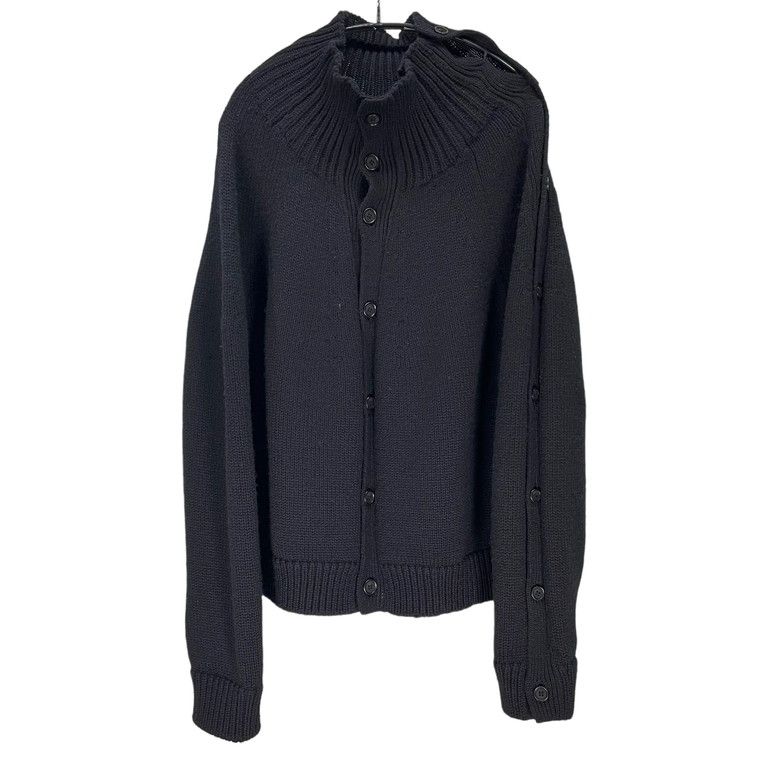 yohji yamamoto 18AW ニット String Switching Round Neck in Black – SVRN