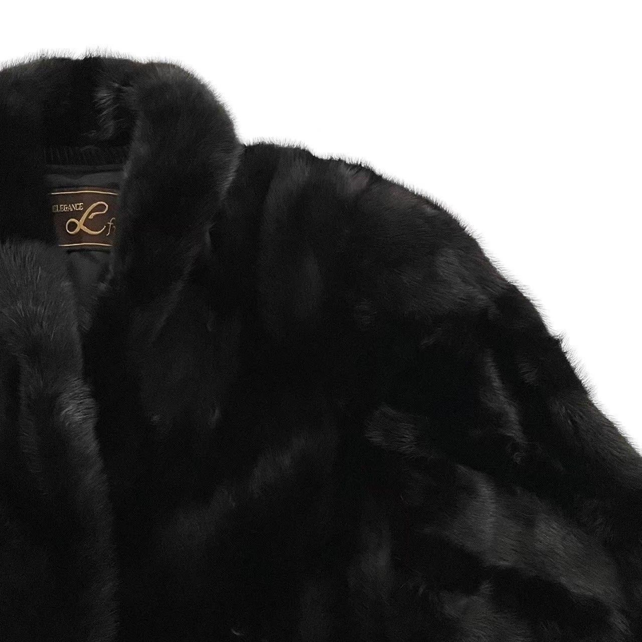 ELEGANCE L fur エレガンスエルファー ミンクファーコート 黒