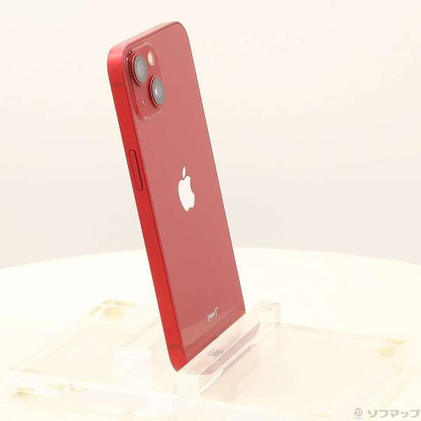 中古品〕 iPhone13 256GB プロダクトレッド MLNL3J／A SIMフリー