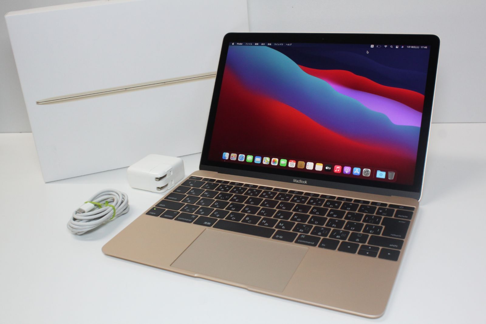 ジャンク品】MacBook（Retina,12インチ,Early 2015）256GB/8GB〈MK4M2J 