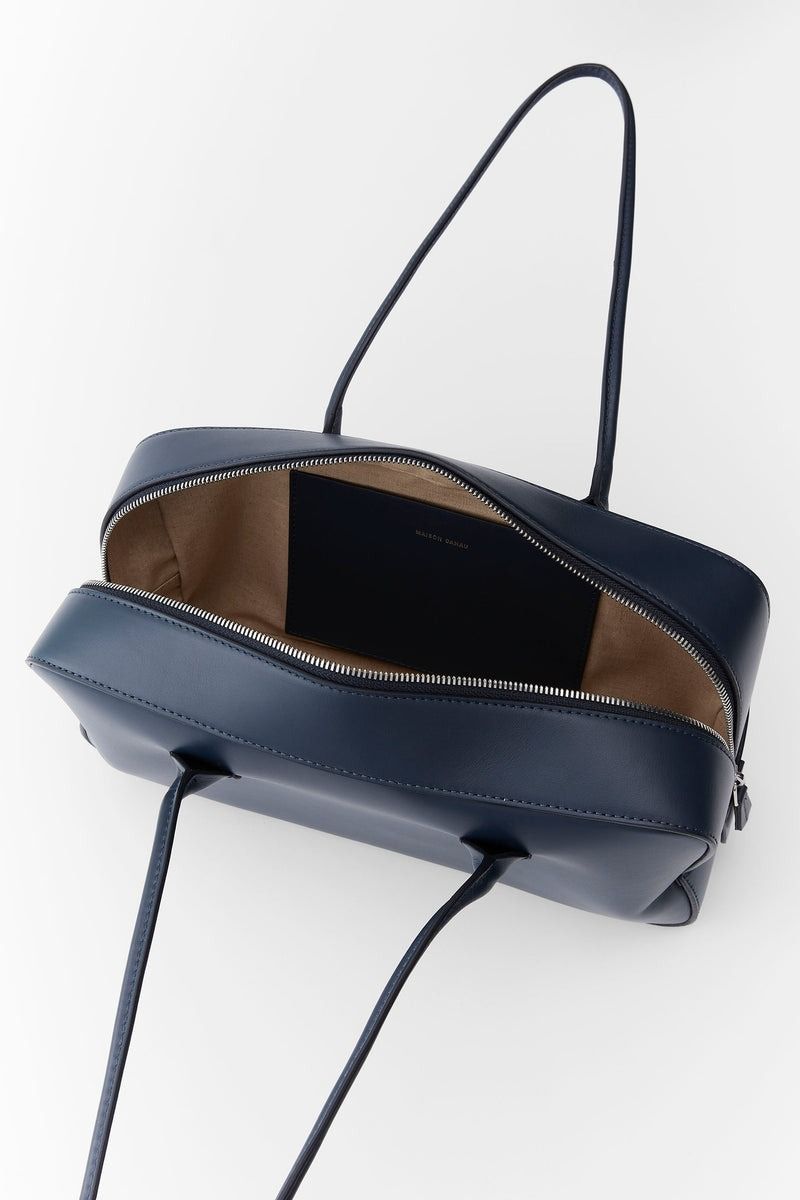 MAISON CANAU SMOOTH BOX BOSTON MサイズNAVY MAISON CANAU SMOOTH BOX-BOSTON(M) - メルカリ