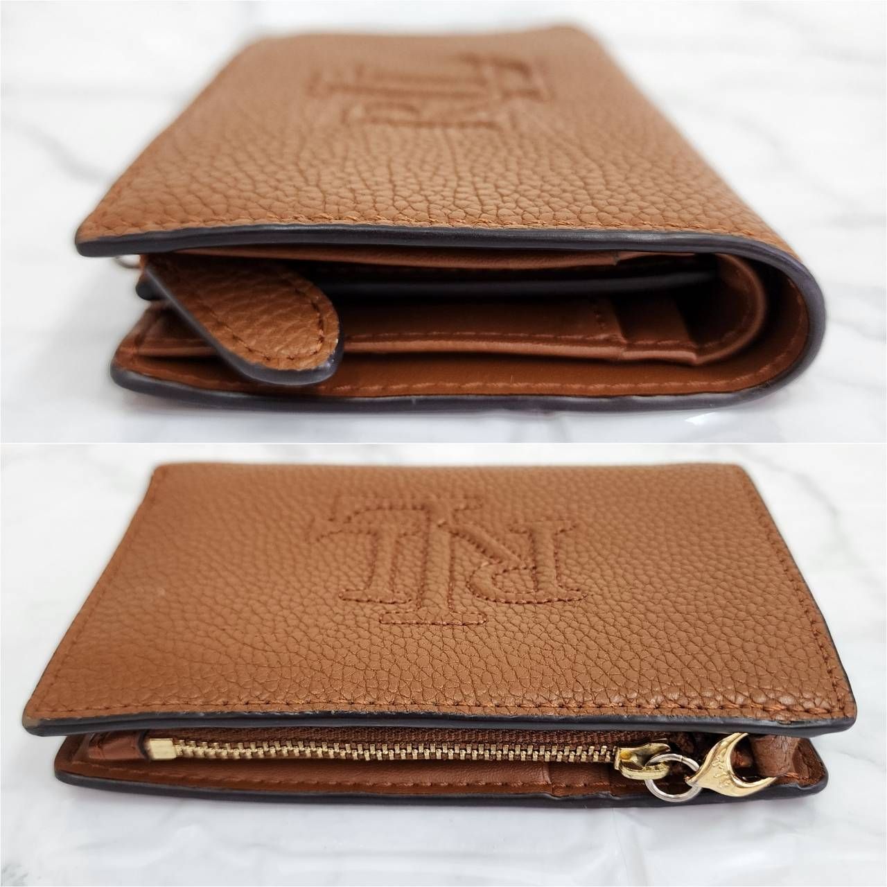 LAUREN RALPH LAUREN ローレン ラルフローレン レザー 二つ折り LAUREN RALPH LAUREN ローレン ラルフローレン レザー 二つ折り