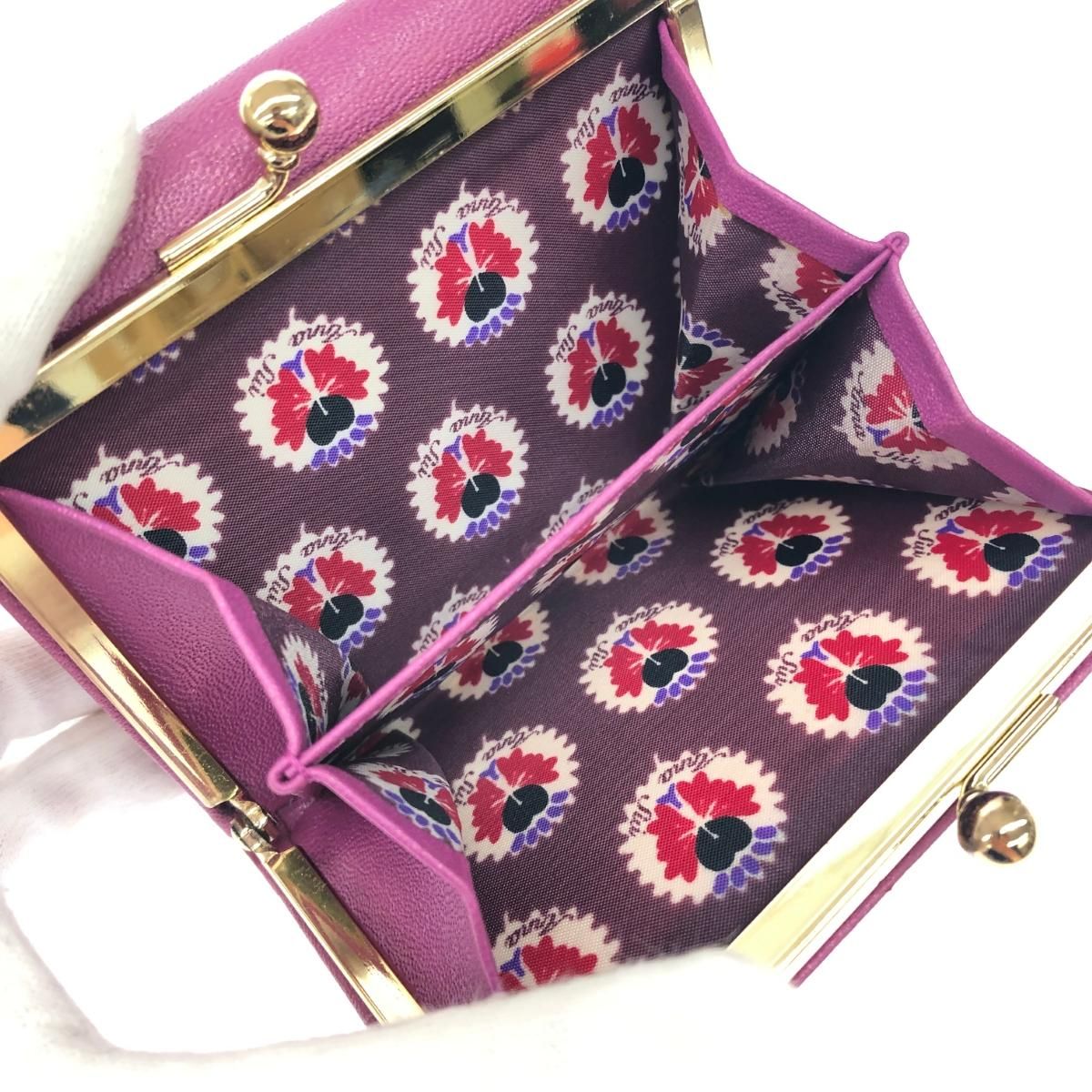 ANNA SUI アナスイ がま口財布 パープル レディース / 240001167328